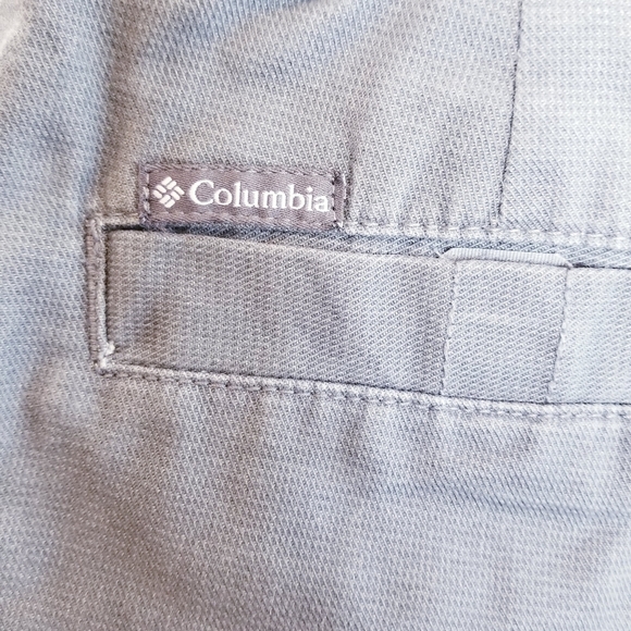 Columbia Omni Shade Cargo Shorts Sun Protection Gray Size 30 Fishing Hiking EUC - Picture 9 of 10